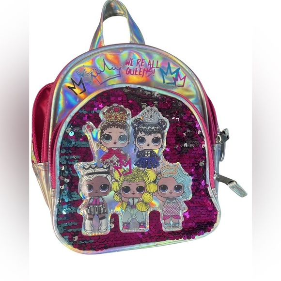 L.O.L. Surprise! Chrome Sparkle Kids' Mini Backpack - Picture 7 of 11